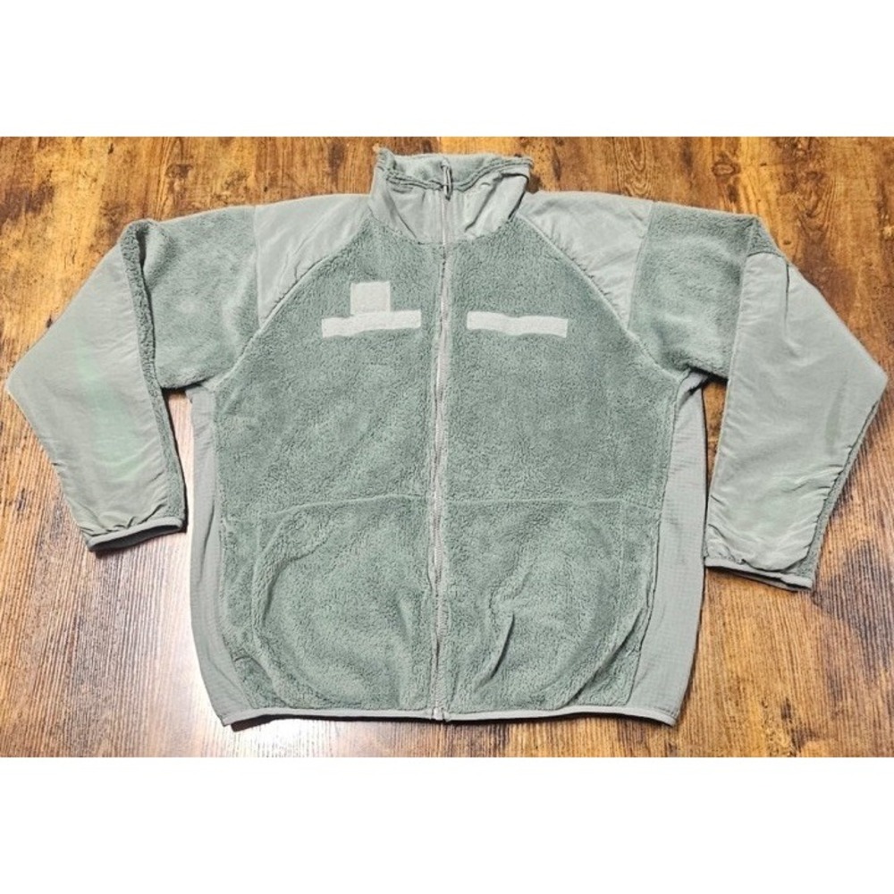US Military ECWCS Gen III Jacket Men's Large Long Green Level 3 Fleece